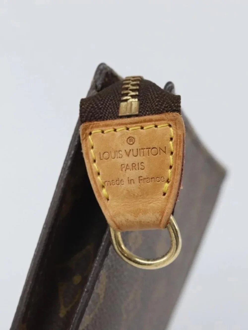 LOUIS VUITTON Monogram Bucket PM Accessory Pouch LV Auth 171187